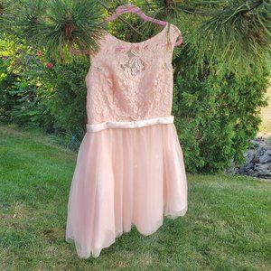 Cindy Collections Vintage 1990'sPink Short Prom Formal Party Dress Size XL